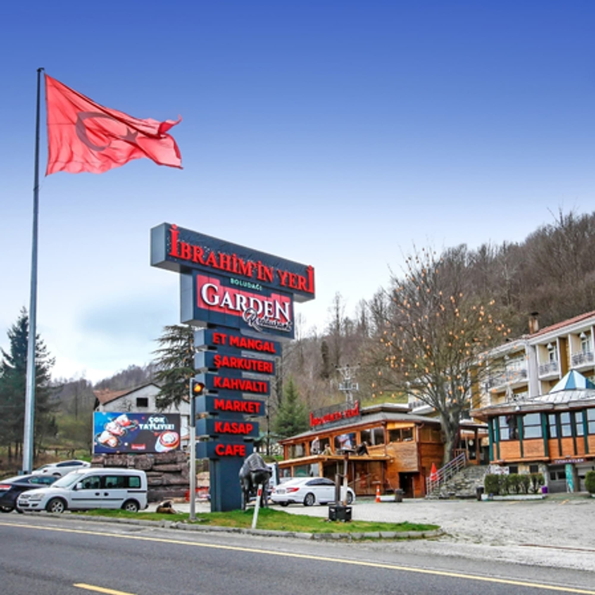 İbrahim'in Yeri dış cephe — Bolu Dağı D100 üzerinde